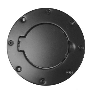 Jeep Wrangler Fuel Tank Door - Rugged Ridge - Non-Locking - Black - `97-`06